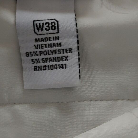 Slazenger light gray flat front dress casual shorts  Sz 38 - Picture 4 of 4